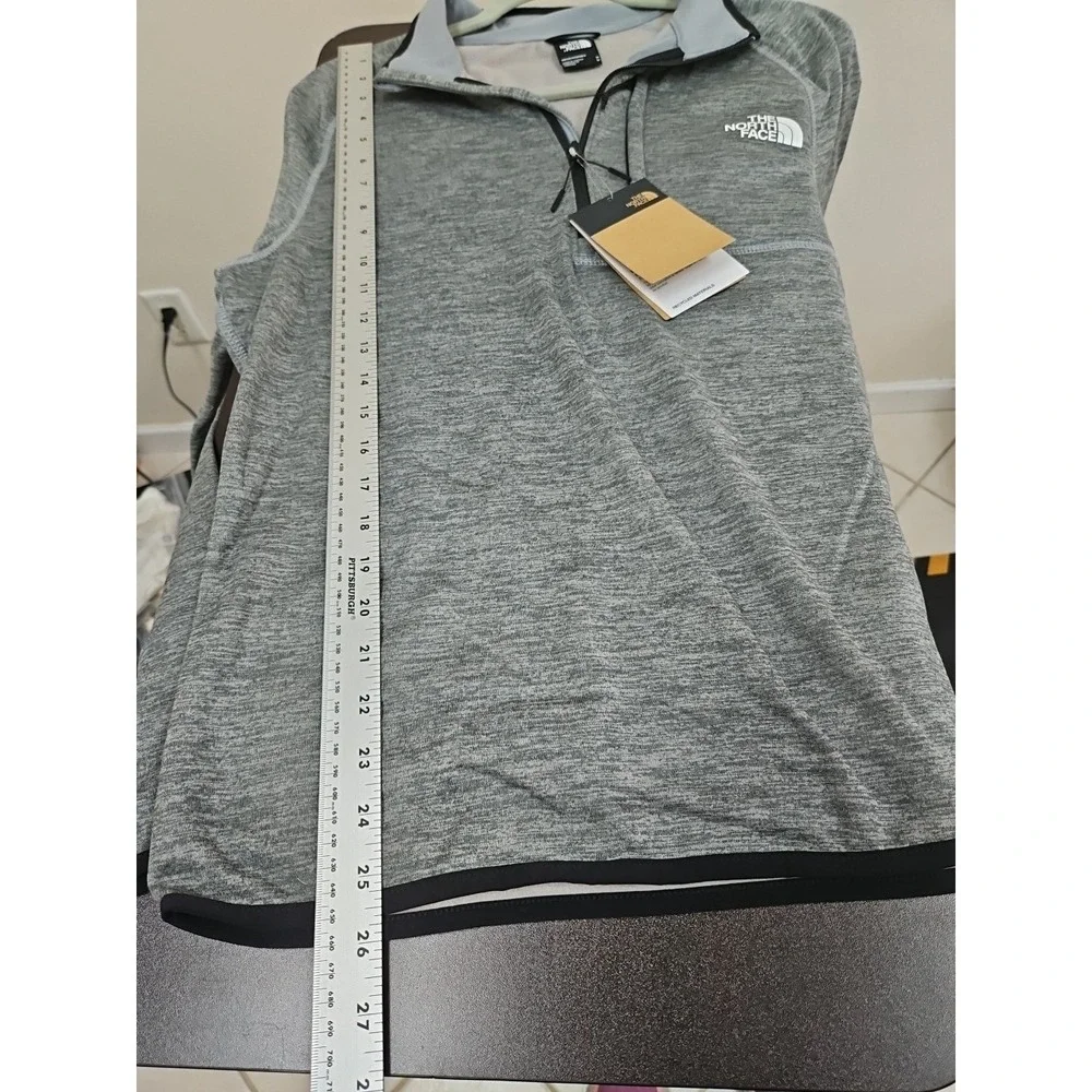 The North Face Men's Canyonlands 1/2 Zip Fleece Jacket Medium Grey Heather New